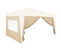 Paredes laterales Gazebo plegable Juego de 2 Beige 3x2m