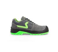 Paredes Zapato Seguridad Carbono Plus, Color Gris y Verde - Talla 47 EU
