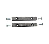 Pareja de mordazas y tornillos para tornillo banco guia cuadrada 207041/207071 y 216, 100mm