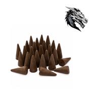PARENCE. Conos de Incienso perfumados x40 - Incienso de Cono de Sangre de dragón - Aroma en casa, relajación y meditación - 40