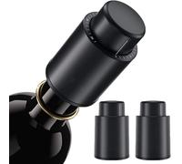 ParENCE - Juego de 2 tapones de vino al vacío - Suction Air, dateur, compatible con todo tipo de botellas. - Ahorra, sella, degustar