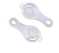 PARENCE.- Set de 2 separadores de yema de huevo anticáscara/Yema de huevo y yema de huevo fácilmente separables - 12,5x6cm, anticáscara - 2 piezas