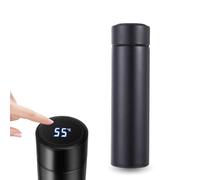 PARENCE.- Termocalentador LED Pantalla táctil - 500ml, acero inoxidable, temperatura cálida 12h y fría 24h - hervidor portátil de doble pared - color aleatorio
