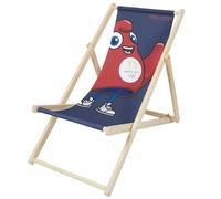 PARIS 2024 Paris2024 - Lote de 2 mascarillas chilenas, Producto Oficial bajo Licencia, Multiposiciones, Ideal para Playa y jardín, 3 Niveles de Ajuste, Silla Plegable, Multicolor
