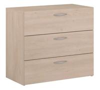 Parisot EASYLIFE7901CO3T Cómoda 3 cajones Roble 78,2 x 69,3 x 40,8 cm