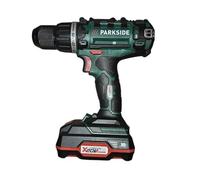 Parkside Taladro atornillador inalámbrico PABS 20-Li E6 con batería y cargador de 20 V