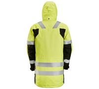 Parka unisex snickers allroundwork highvis - amarillo/gris - talla 40