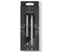 Parker 2046254 DuoSet JOTTER Pluma estilográfica y bolígrafo M Blister de acero inoxidable