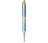 Parker IM Bolígrafo roller Writing Rituals | acabado verde con degradado adornos dorados | punta fina | tinta negra | estuche de regalo
