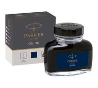 Parker Tintero de tinta líquida Quink para plumas estilográficas 57 ml tinta azul/negra en caja
