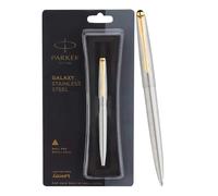 Parker Galaxy Ss Steel Gt Ball Pen, Gold Trim