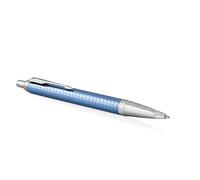 Parker IM - Bolígrafo, Punta mediana, color Azul (Premium Blue Chrome trim)