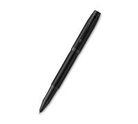 Parker bolígrafo roller IM – negro mate, punta fina, recambio tinta negra – estuche de regalo