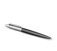 Parker Pens bolígrafo Jotter negro punta mediana recambio tinta azul en estuche de regalo