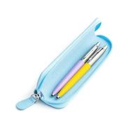 Parker Jotter - Juego de bolígrafos de punta redonda, color amarillo sol, lila, estuche con logotipo en relieve, perfecto para regalo, ideal para la escuela, la oficina o el uso diario