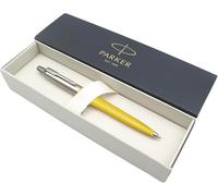 Parker Jotter Originals - Bolígrafo redondo, color: amarillo sol, tinta azul, con paquete de regalo
