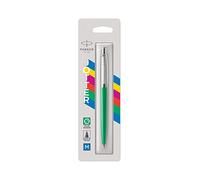 Parker Jotter Originals colección de bolígrafos, acabado retro verde de los 90, punta mediana, tinta azul, una unidad (paquete de 1)