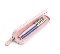 Parker Jotter Originals - Juego de bolígrafos de mezclilla rosa y azul con estuche rosa | Diseño retro | Recargable con tinta QuinkFlow | Ideal para mujeres, estudiantes, profesores y cualquier