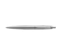 Parker Bolígrafo Jotter XL - Acero inoxidable Monochrome - Punta mediana - Tinta azul - Plateado