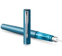 Parker pluma estilográfica vector xl - laca de color verde azulado me