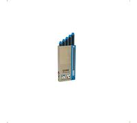 Parker Quink - Cartucho de tinta lavable (5 unidades, tinta color azul)