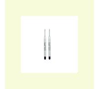 Parker Quinkflow - Recambio para bolígrafos de punta de bola (trazo medio, 2 unidades), color negro