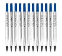 Parker Recambio para bolígrafo roller | punta fina | tinta azul | paquete de 12