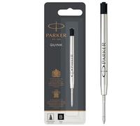 Parker Recambios de tinta para bolígrafos | punta gruesa | tinta negra | paquete de 1