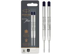 Parker Pens Recambios para bolígrafos QUINKflow Punta mediana Tinta negra 2 unidades