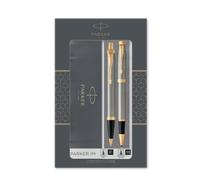 Parker im set de regalo doble con bolígrafo y rotulador roller, metal