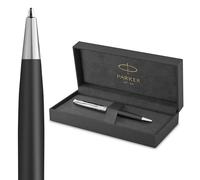 Parker Sonnet Bolígrafo | Colección Legacy of Flight | Acabado cromado | Punta media | Tinta negra | Caja de regalo