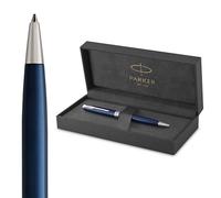 Parker Sonnet bolígrafo | lacado en azul con adorno acabado en paladio | punta media | en estuche de regalo