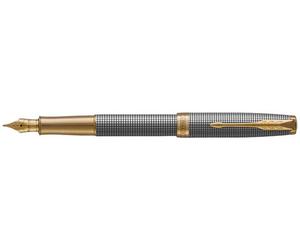 Parker sonnet pluma estilográfica sistema de carga por cartucho plata