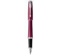 Parker Urban 1931599 - Pluma estilográfica (magenta vibrante, plumín fino, recambio de tinta azul)