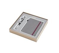 PARKER Urban estuche con bolígrafo y libreta de la colección British, Color Ébano metalizado Premium con adornos cromados