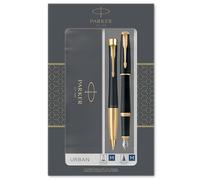 Parker Pens Set dúo Urban Muted GC Negro/Dorado Niños