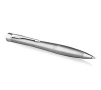Parker Urban Twist Bolígrafo | Metro en Metal con Detalles Cromados | Punta Mediana con Tinta Azule | Caja Para Regalo