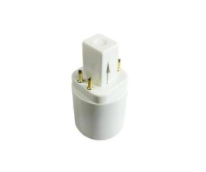 PARKG24q Adaptador de bombilla LED de 4 pines de 15 mm a E27 E26 con rosca