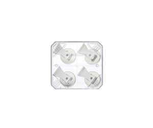 PARKSIDE® 50 imanes / 4 soportes para imanes con clip /Ganchos magnéticos / Imanes de ojal / Imanes de cabeza avellanada (Magnet Halter mit Clip)