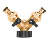 PARKSIDE® Accesorios de riego de latón (distribuidor de 2 vías)