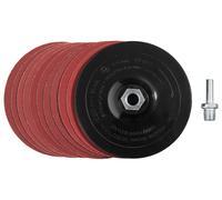 PARKSIDE® Accesorios para amoladora angular de 125 mm para carpintería (Disco de lijado con velcro)