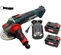 PARKSIDE® Amoladora angular inalámbrica de 20 V, modelo PWSA 20-Li / Incluye 2 baterías (4 Ah) y un cargador (4,5 A)