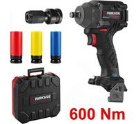 PARKSIDE Atornillador de impacto de alto rendimiento PPDSSA 20V sin batería