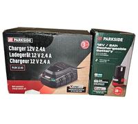 Parkside - Batería de 2 Ah - PAPK 12 A1 incluye cargador (X-12-V Team)