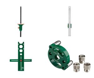 PARKSIDE® Gramil / Regla de tope / Guía de tope y perforación / Plantilla de espigado autocentrante