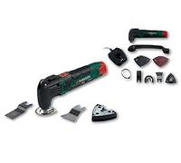 Parkside - Herramienta giratoria multiusos inalámbrica de 12 V, tecnología de oscilación altamente versátil, unidad desnuda, para aserrar, cortar, raspar y lijar. CONTIENE BATERÍA Y CARGADOR
