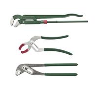 PARKSIDE® Juego de alicates de fontanería, 3 piezas / Llave de tubo (Juego de alicates sanitarios 3 piezas.)