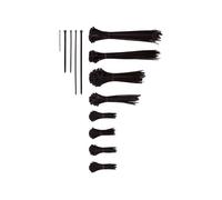 PARKSIDE® Juego de bridas, 1000 piezas. (negro)