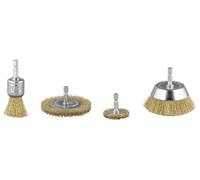 PARKSIDE® Juego de cepillos de alambre / Juego de pulido / Juego de cepillos de nailon / Bomba para taladro (Cepillos de alambre PDBV 4 A1)