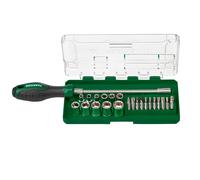 PARKSIDE® Juego de destornilladores / Juego de destornilladores de carraca, 23 piezas / 24 piezas (Eje flexible)